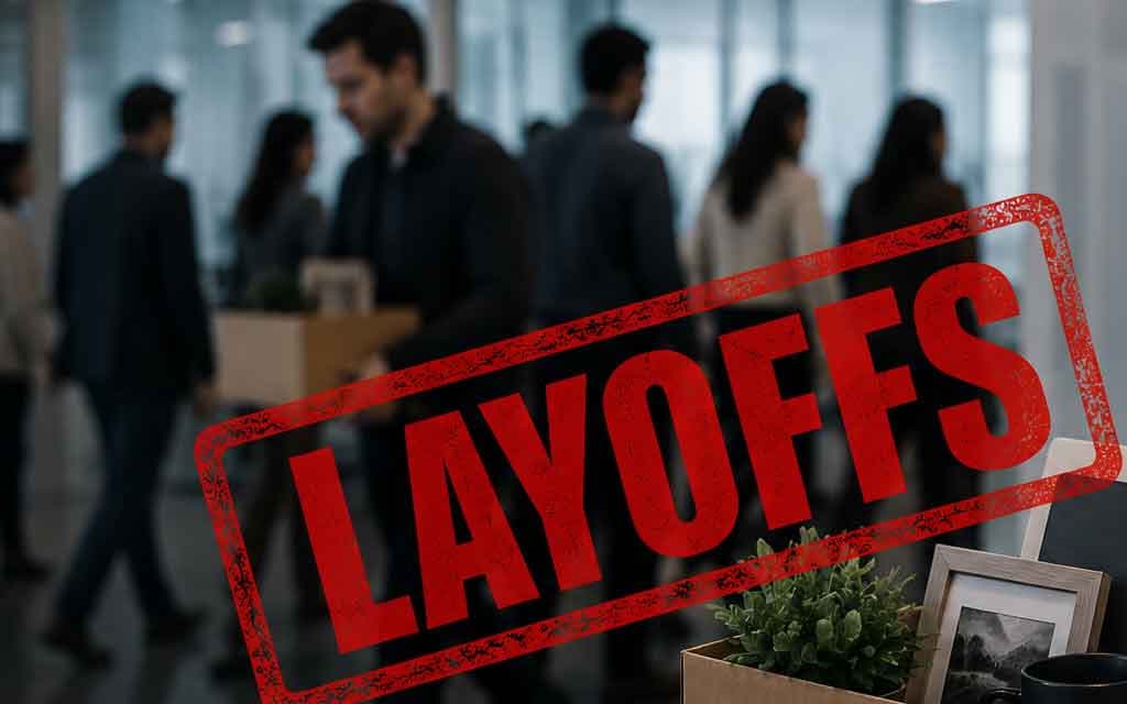 Office employees affected by technology layoffs as AI automation reshapes workforce trends