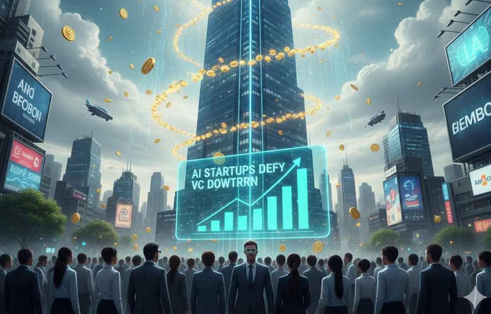 AI startups are defying the VC downturn in 2025, securing over $192B in funding. Discover Essential AI’s rise, record-breaking mega-rounds, and why investors continue to bet big on artificial intelligence.