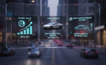 EV News Dec 2025: Global Sales, Tesla Update & BMW Supercharger Access