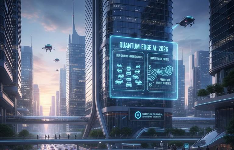 Discover how quantum-edge AI is transforming 2026 with microsecond decision-making for robotaxi swarms, fraud-free fintech, and low-energy AI at the network edge.