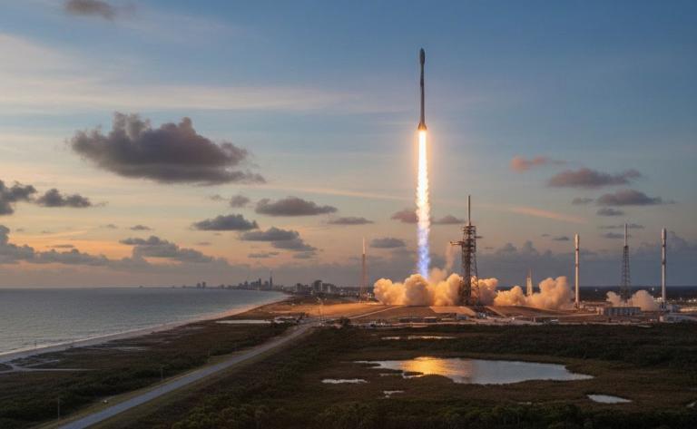 SpaceX Breaks Record with 100 Falcon 9 Launches from Florida