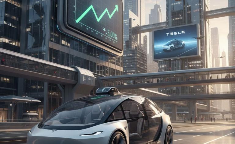 Tesla Stock Surges as Driverless Robotaxi Testing Begins in Austin