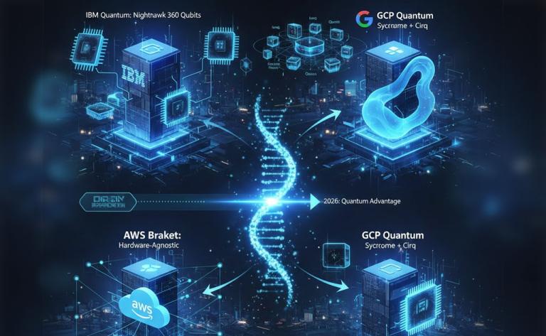 Quantum Computing Clouds Compared: AWS, Azure, GCP, IBM (2026)