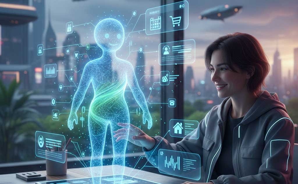 Agentic AI acting as a proactive digital teammate for work and daily life in 2026