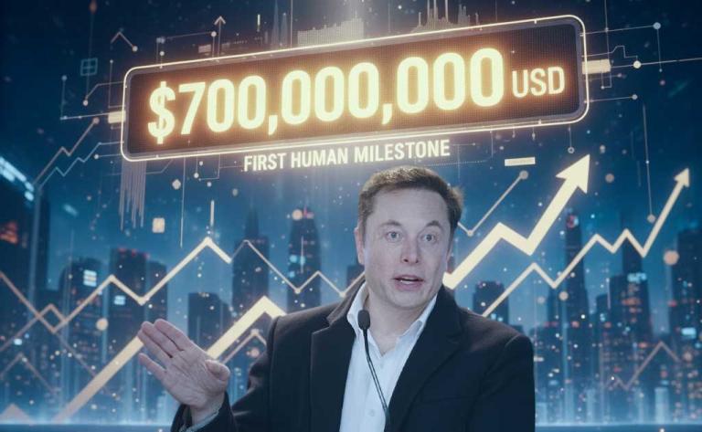 Elon Musk becomes the world’s first $700 billion billionaire after Tesla pay package ruling and stock surge in December 2025