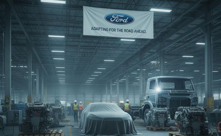 Ford Motor Company pivots from pure electric vehicles after a $19.5 billion EV writedown in 2025