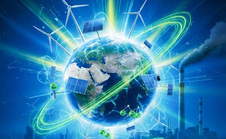 Renewable energy boom in 2025 with record solar and wind capacity, China leading global growth, and AI-powered green hydrogen projects