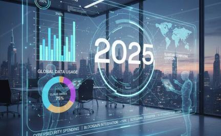 ALT: Technology statistics of 2025 showing AI, EV, quantum, and climate growth