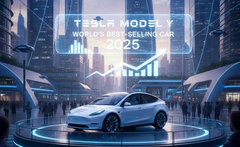 Tesla Model Y electric SUV crowned the world’s best-selling car for the third consecutive year in 2025