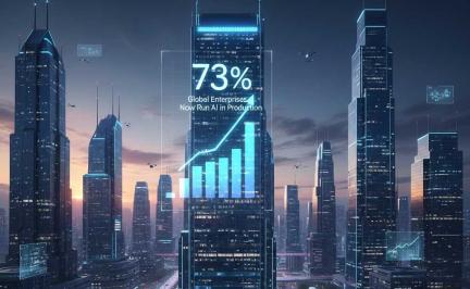 Global enterprises running AI in production in 2026 with generative AI dashboards and workflows