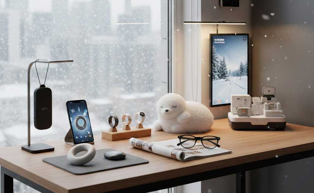 AI gadgets in Canadian homes in 2026 including smart wearables, robots, and AI-powered smart home devices