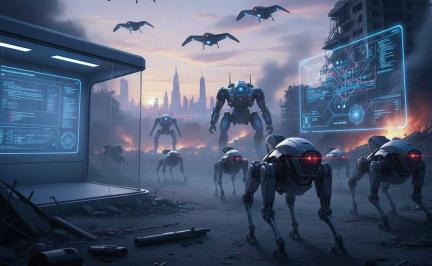 Autonomous military drones and AI systems reshaping modern warfare and ethical debates in 2026