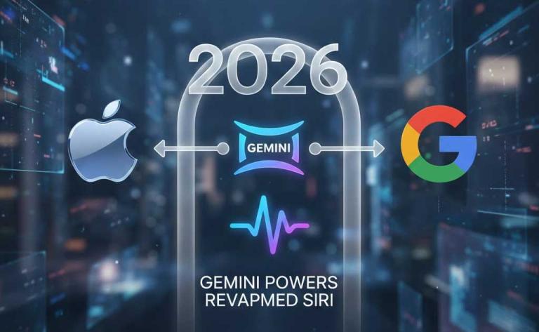 Apple and Google partnership integrating Gemini AI into Apple Intelligence to power a revamped Siri in 2026
