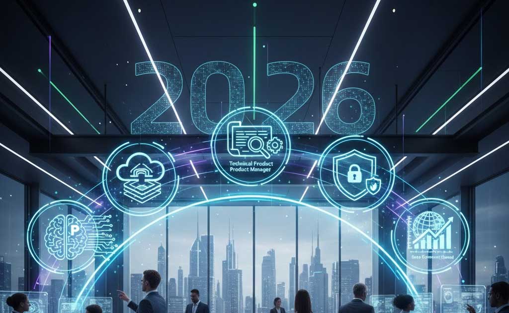 Illustration showing the best high-paying tech jobs in the USA for 2026, highlighting AI engineers, cloud architects, cybersecurity specialists, and data scientists with salary comparisons.