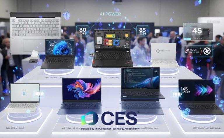 Best laptops from CES 2026 showcasing modular designs and AI-powered performance