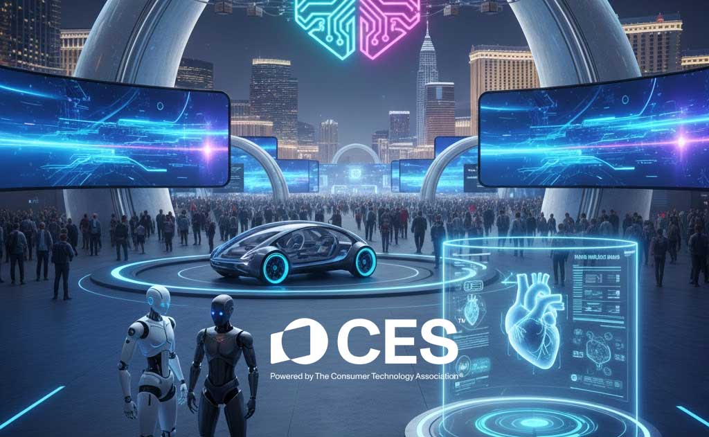 CES 2026 Las Vegas showcasing AI, robotics, and future technology innovations
