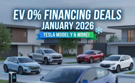 Tesla Model Y and other electric vehicles offering 0% financing deals in January 2026