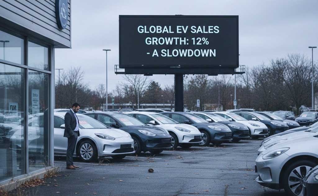 Electric vehicle market slowdown in 2026 as the EV winter takes hold globally