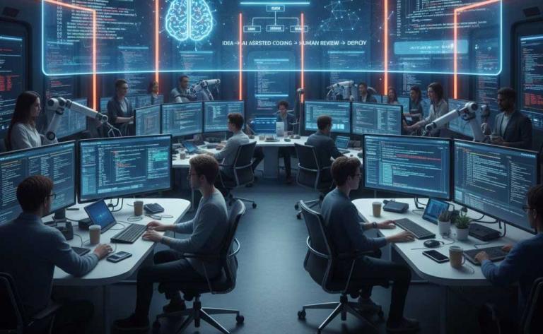 Generative AI writing over 30 percent of production code at Big Tech companies in 2026