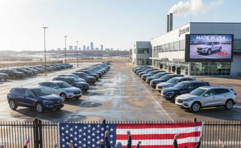 GM Buick Envision SUV as General Motors shifts production from China to the U.S. in 2028