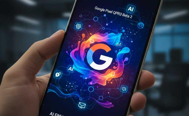 Google Pixel QPR3 Beta 2 showcasing Android 16 AI enhancements, Gemini Nano notification summaries, and battery fixes