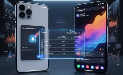 Comparison of iPhone and AI-powered Android smartphones reshaping US consumer tech in 2026
