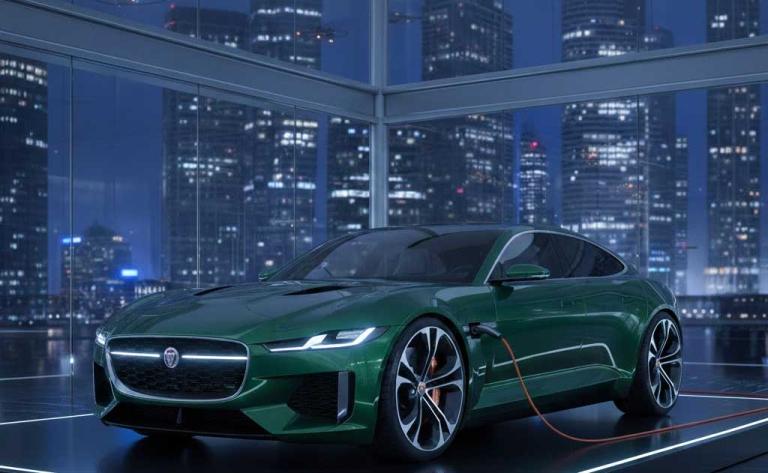 Jaguar reaffirms its all-electric roadmap with three luxury electric vehicles planned by 2030, previewed by the Type 00 concept