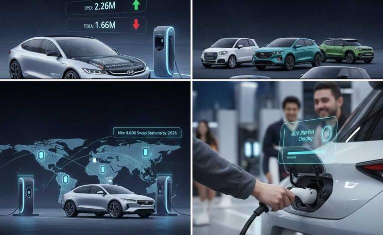 Global electric vehicle market developments and major EV launches in January 2026