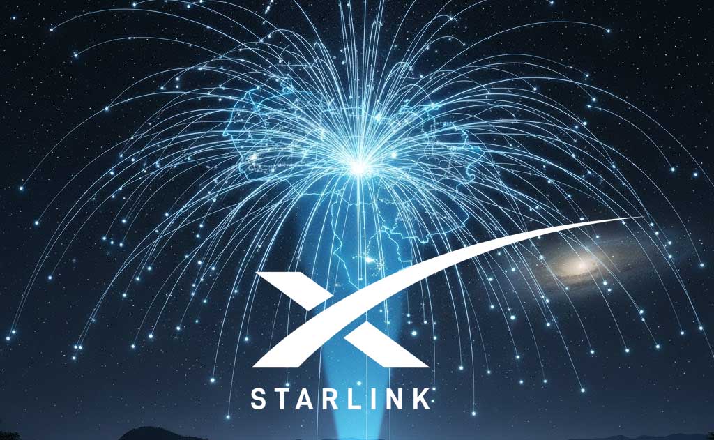 Starlink satellite internet coverage symbolizing emergency connectivity support in Venezuela during political transition in 2026