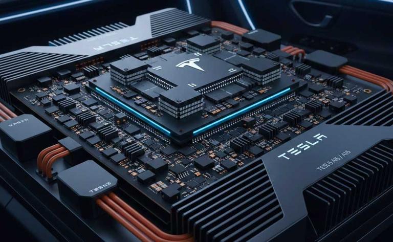 Tesla AI chip factory in Austin developing AI5 and AI6 chips for self-driving and robots