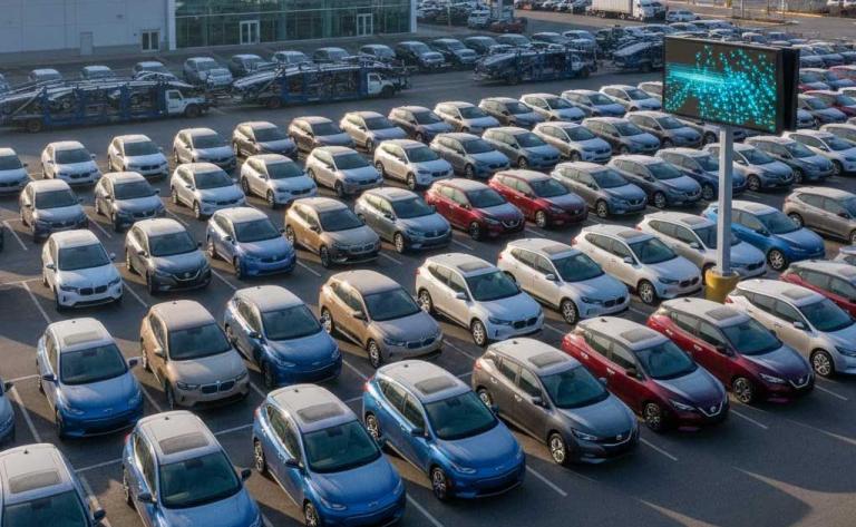 US electric vehicle sales trends in January 2026 showing slowdown after federal EV tax credit expiration