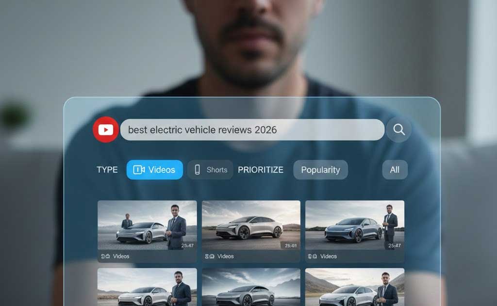 YouTube 2026 update allowing users to hide Shorts from search results