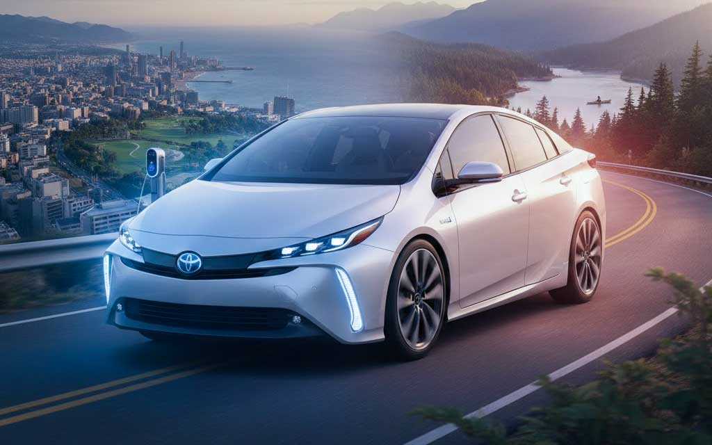 Toyota Prius Plug-In Hybrid Nightshade Edition 2026 exterior view