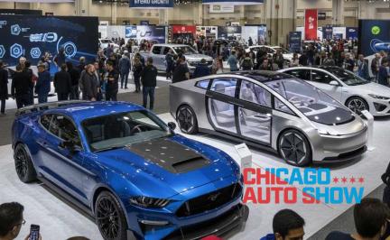 Chicago Auto Show 2026 showcasing EVs, hybrids, and muscle cars at McCormick Place
