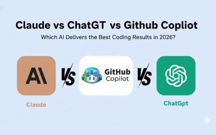 Claude vs ChatGPT vs GitHub Copilot comparison 2026 showing AI coding assistants performance and benchmarks