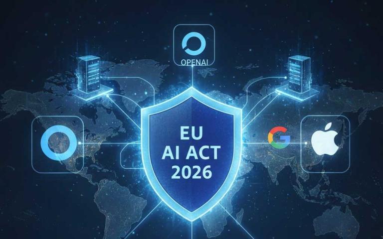EU AI Act 2026 enforcement introducing AI transparency rules and high-risk system regulation