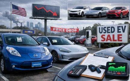 February 2026 EV slump in the US highlighting used electric vehicle deals, tax credit impact, and buyer guide insights
