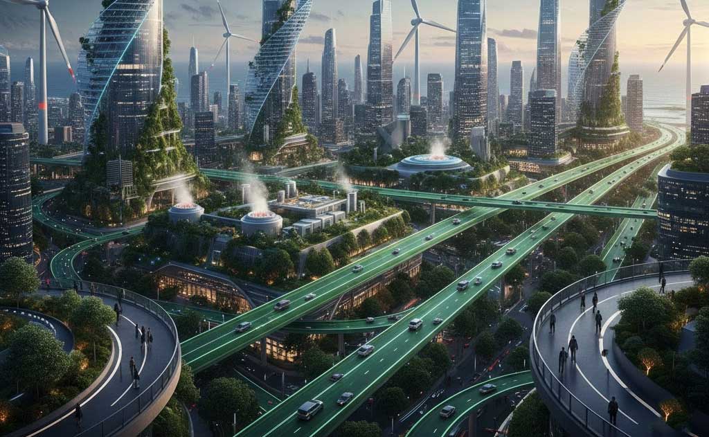 Global greentech and renewable energy investment growth in 2026 showing solar, EVs, grid infrastructure, and energy storage