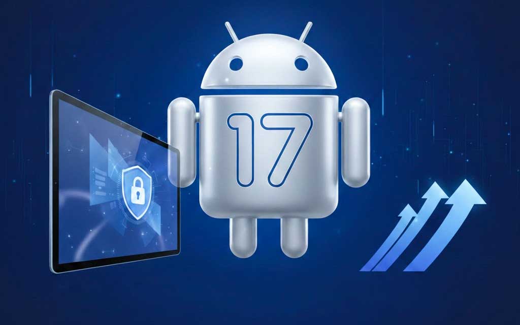 Google Android 17 Beta interface preview on Pixel device February 2026