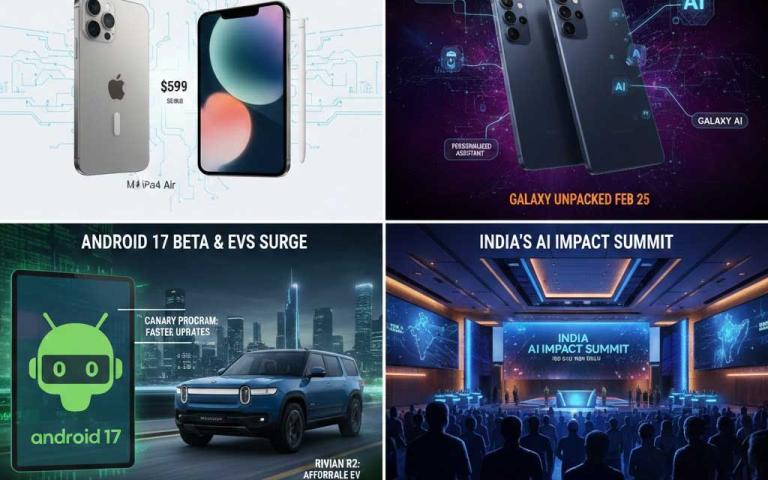 Mid-February 2026 explodes with major launches—from Apple’s iPhone 17e and Samsung’s Galaxy S26 Unpacked to Android 17 Beta 1 and Rivian’s affordable R2 EV momentum