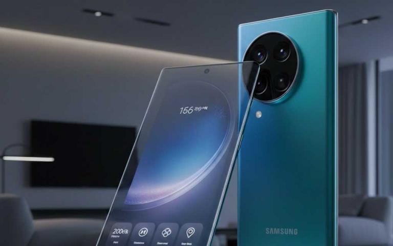 Samsung Galaxy S26 Ultra 2026 flagship smartphone showcasing premium design and quad-camera system