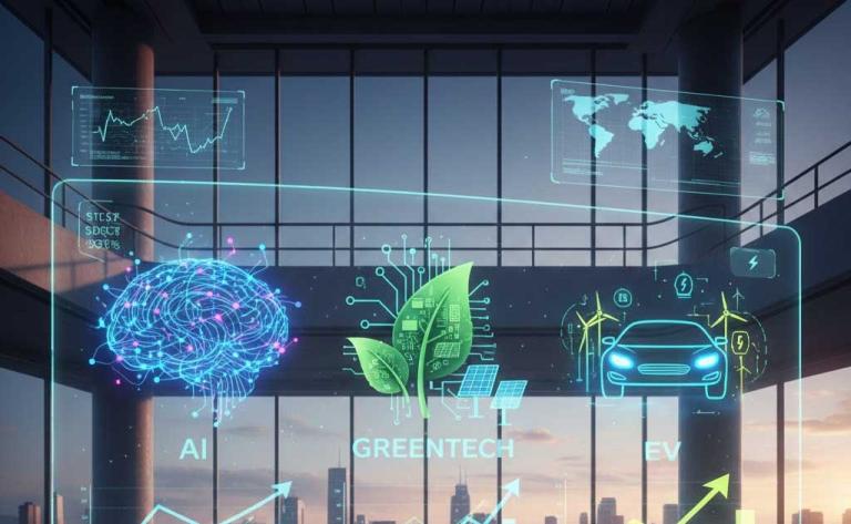 Startup funding news February 2026 highlighting AI, greentech, EV, and energy infrastructure innovations backed by global investors