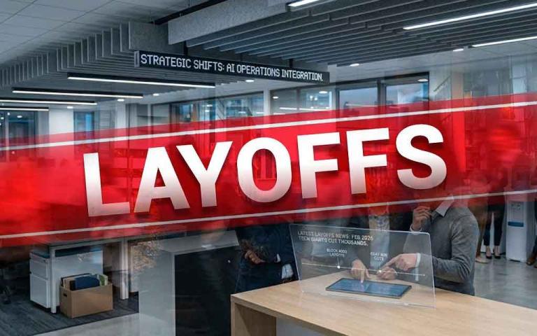 Tech layoffs 2026 as Block eBay and Amazon cut thousands of jobs amid AI transformation