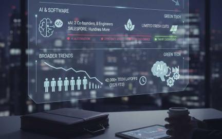 Lucid Motors, xAI and Salesforce layoffs February 2026 impacting EV AI and software industries