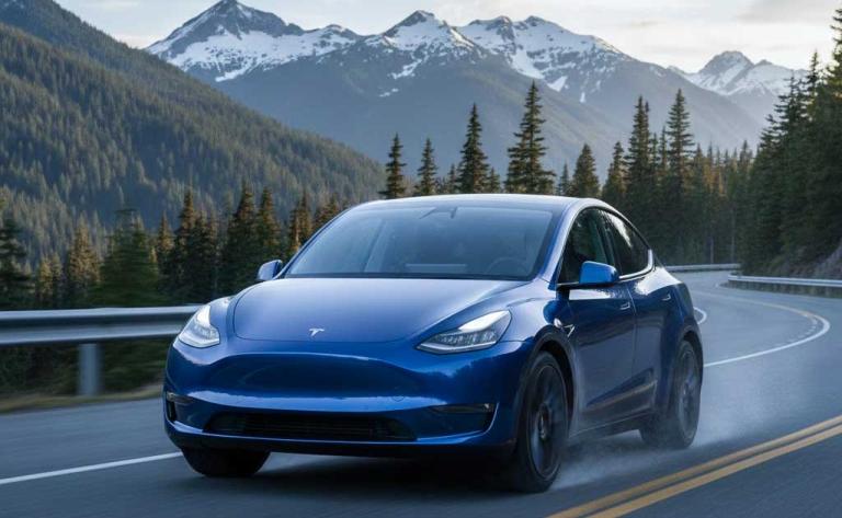 Tesla Model Y AWD 2026 electric SUV with all-wheel drive, 294-mile range, and $41,990 starting price in the U.S.
