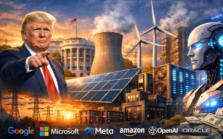 Big Tech AI data centers requiring massive electricity leading companies to consider dedicated power plants