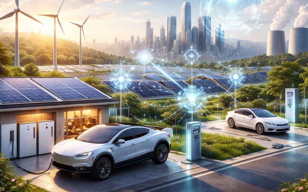 AI, green tech and electric vehicles shaping the future of clean energy grids and virtual power plants in 2026