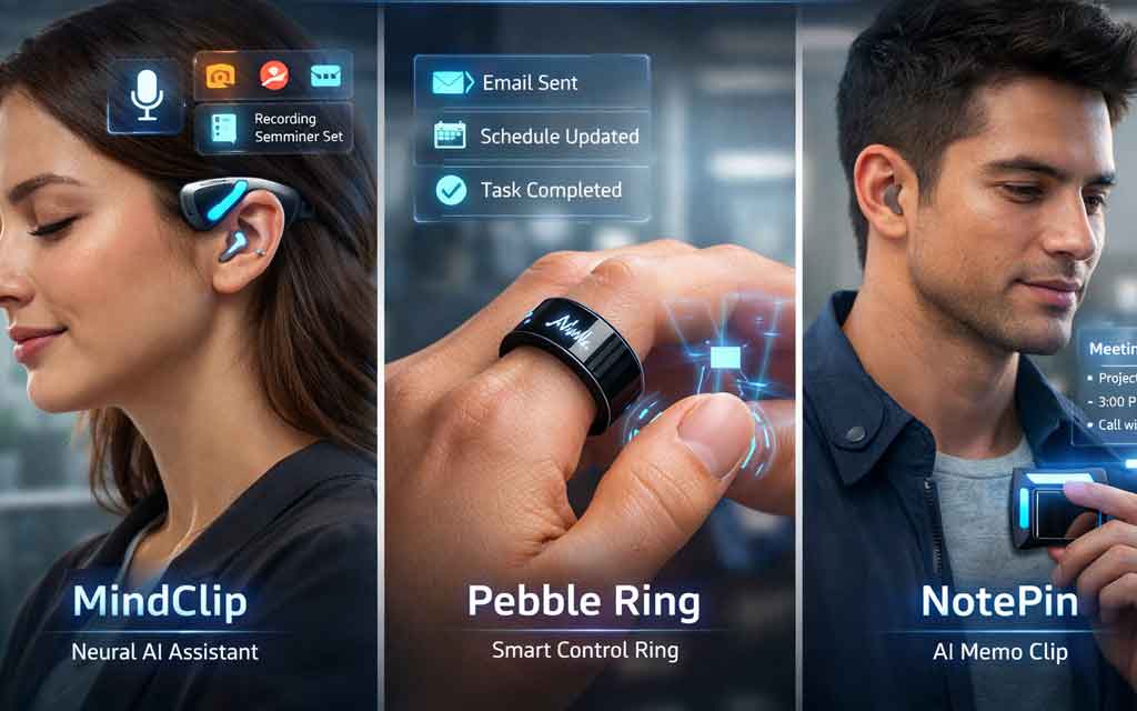 AI wearable devices acting as a second brain capturing conversations and generating smart summaries in 2026
