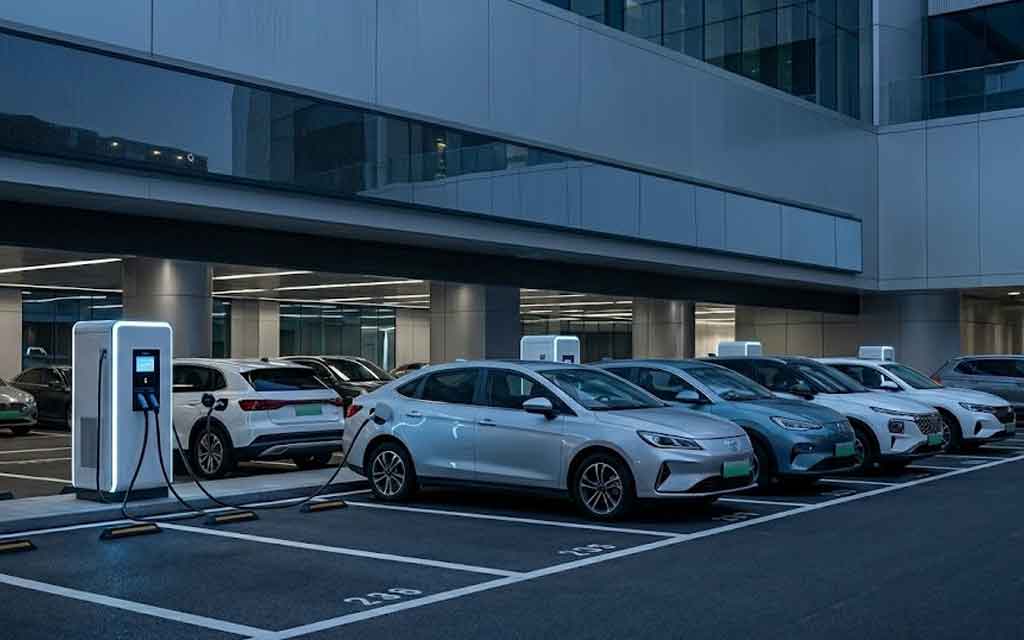 Global new energy vehicle sales growth chart for 2026 showing BEV dominance and regional shifts amid USMCA risks and U.S. EV slowdown