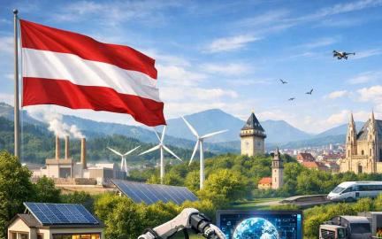 Green tech startups in Austria 2026 focusing on climate innovation, renewable energy, circular economy, and sustainable technology